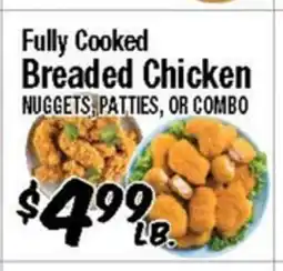 Western Beef Fully Cooked Breaded Chicken NUGGETS, PATTIES, OR COMBO offer