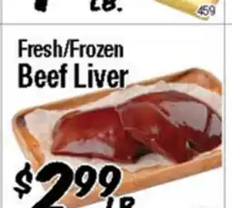 Western Beef Fresh/Frozen Beef Liver offer