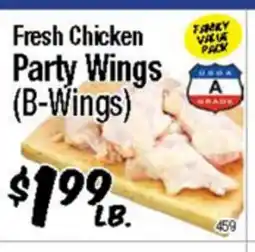 Western Beef Fresh Chicken Party Wings (B-Wings) offer