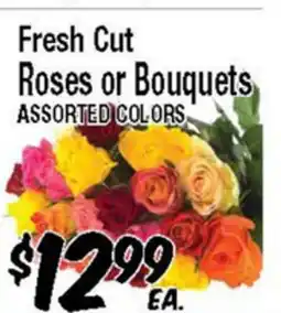 Western Beef Fresh Cut Roses or Bouquets offer