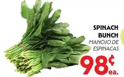 La Chiquita Food Market SPINACH BUNCH offer