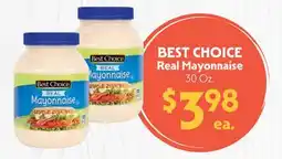 La Chiquita Food Market BEST CHOICE Real Mayonnaise offer