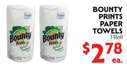 La Chiquita Food Market BOUNTY PRINTS PAPER TOWELS offer