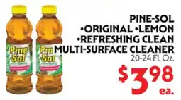 La Chiquita Food Market PINE-SOL •ORIGINAL •LEMON •REFRESHING CLEAN MULTI-SURFACE CLEANER offer