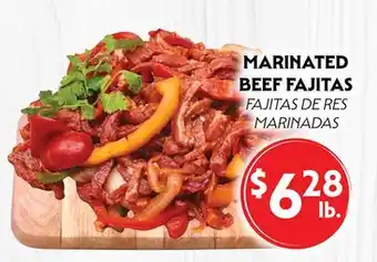 La Chiquita Food Market MARINATED BEEF FAJITAS offer