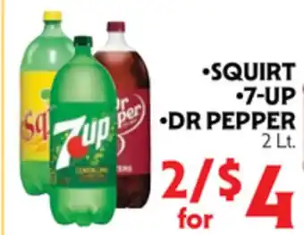 La Chiquita Food Market •SQUIRT •7-UP •DR PEPPER offer