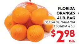 La Chiquita Food Market FLORIDA ORANGES 4 LB. BAG offer