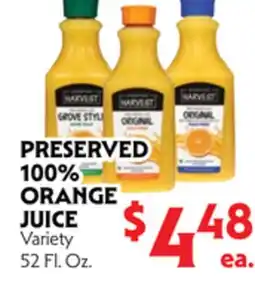 La Chiquita Food Market PRESERVED 100% ORANGE JUICE offer