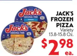 La Chiquita Food Market JACK'S FROZEN PIZZA offer