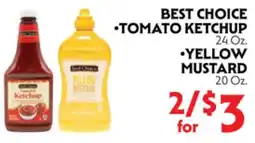 La Chiquita Food Market BEST CHOICE TOMATO KETCHUP • YELLOW MUSTARD offer