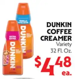 La Chiquita Food Market DUNKIN COFFEE CREAMER offer
