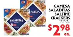 La Chiquita Food Market GAMESA SALADITAS SALTINE CRACKERS offer