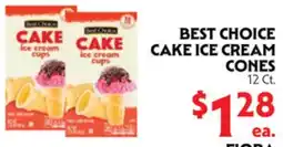 La Chiquita Food Market BEST CHOICE CAKE ICE CREAM CONES offer