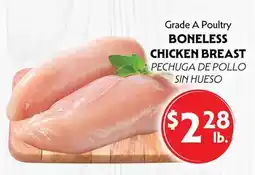 La Chiquita Food Market Grade A Poultry BONELESS CHICKEN BREAST offer