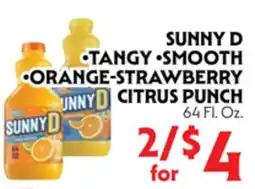 La Chiquita Food Market SUNNY D TANGY • SMOOTH ORANGE-STRAWBERRY CITRUS PUNCH offer