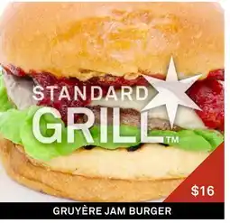 Standard Market GRUYÈRE JAM BURGER offer