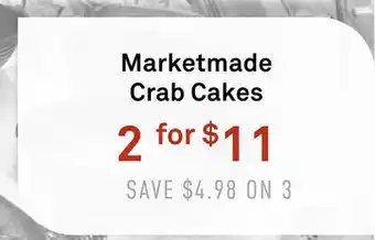 Standard Market Marketmade Crab Cakes offer