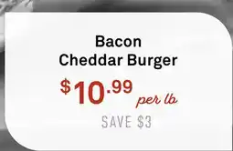 Standard Market Bacon Cheddar Burger offer