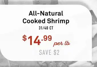 Standard Market All-Natural Cooked Shrimp offer