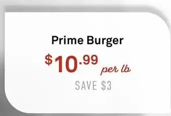 Standard Market Prime Burger offer