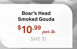 Standard Market Boar's Head Smoked Gouda offer