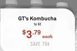 Standard Market GT's Kombucha offer