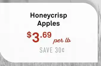 Standard Market Honeycrisp Apples offer