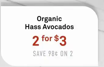 Standard Market Organic Hass Avocados offer