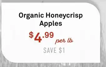 Standard Market Organic Honeycrisp Apples offer