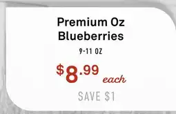 Standard Market Premium Oz Blueberries offer