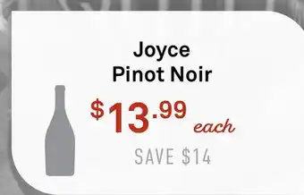 Standard Market Joyce Pinot Noir offer