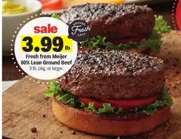 Meijer from Meijer 80% Lean Ground Beef offer