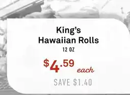 Standard Market King's Hawaiian Rolls offer