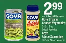 Price Chopper Goya organics cut green beans habichuelas tiernas cortada offer