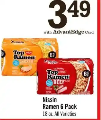 Nissin Ramen 6 Pack