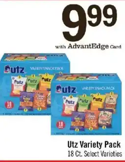 Price Chopper Utz Variety Pack offer
