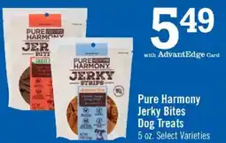 Price Chopper Pure Harmony Jerky Bites Dog Treats offer