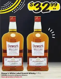 Fresco y Más Dewar's White Label Scotch Whisky 1.75 L offer