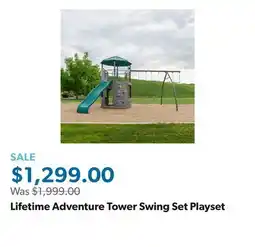 Sam's Club Lifetime Adventure Tower Swing Set Playset offer