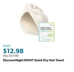 Sam's Club DiscoverNight NIGHT Quick Dry Hair Towel offer