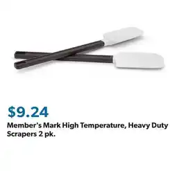 Sam's Club Member's Mark High Temperature, Heavy Duty Scrapers 2 pk offer