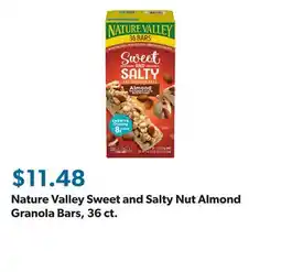 Sam's Club Nature Valley Sweet and Salty Nut Almond Granola Bars, 36 ct offer