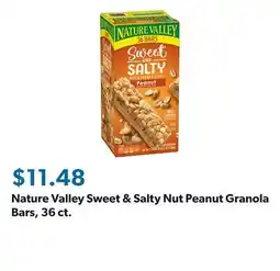 Sam's Club Nature Valley Sweet & Salty Nut Peanut Granola Bars, 36 ct offer