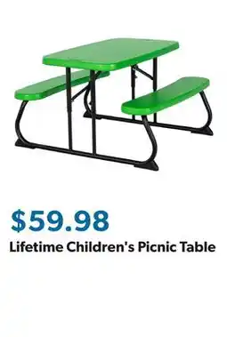 Sam's Club Lifetime Children's Picnic Table offer