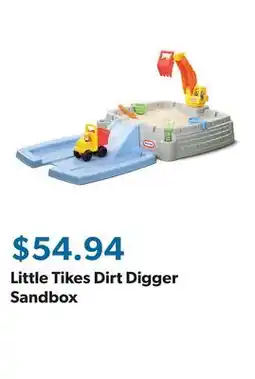 Sam's Club Little Tikes Dirt Digger Sandbox offer