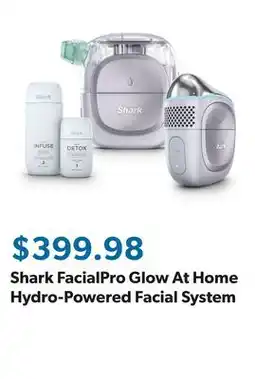 Sam's Club Shark FacialPro Glow At Home Hydro-Powered Facial System offer