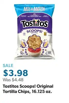 Sam's Club Tostitos Scoops! Original Tortilla Chips, 16.125 oz offer