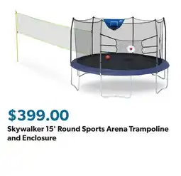 Sam's Club Skywalker 15' Round Sports Arena Trampoline and Enclosure offer