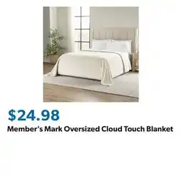 Sam's Club Member's Mark Oversized Cloud Touch Blanket offer
