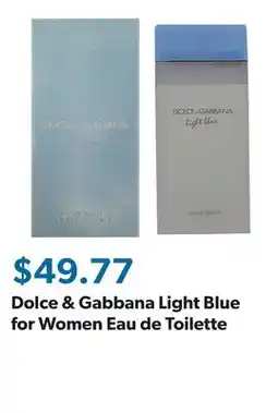 Sam's Club Dolce & Gabbana Light Blue for Women Eau de Toilette offer